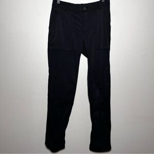 REI Women Activator Pants‎ 4 Black Hiking Outdoor Nylon Gorpcore Straight Leg